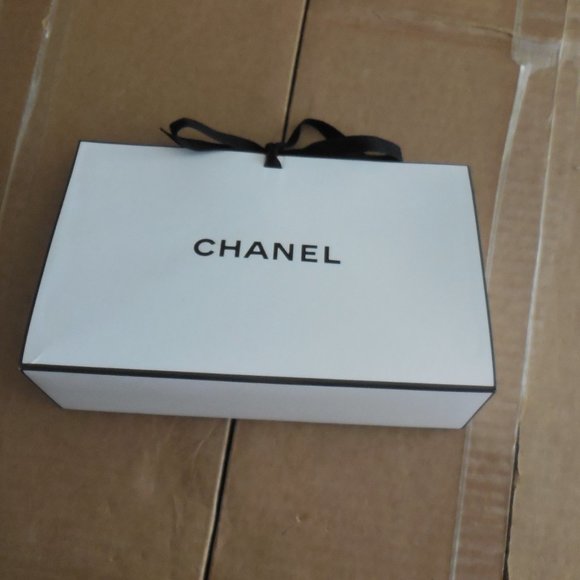 CHANEL Handbags - CHANEL Triangle Gift Box Empty 8.75x5.5x3"